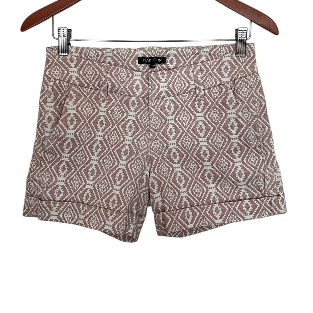 Dear John•Coral Reef Aztec Print Shorts